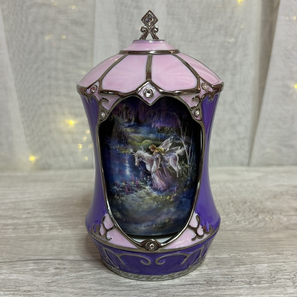 Ardleigh Elliott “Fairy’s Journey” Porcelain Music Box Collection - Picture 3 of 9